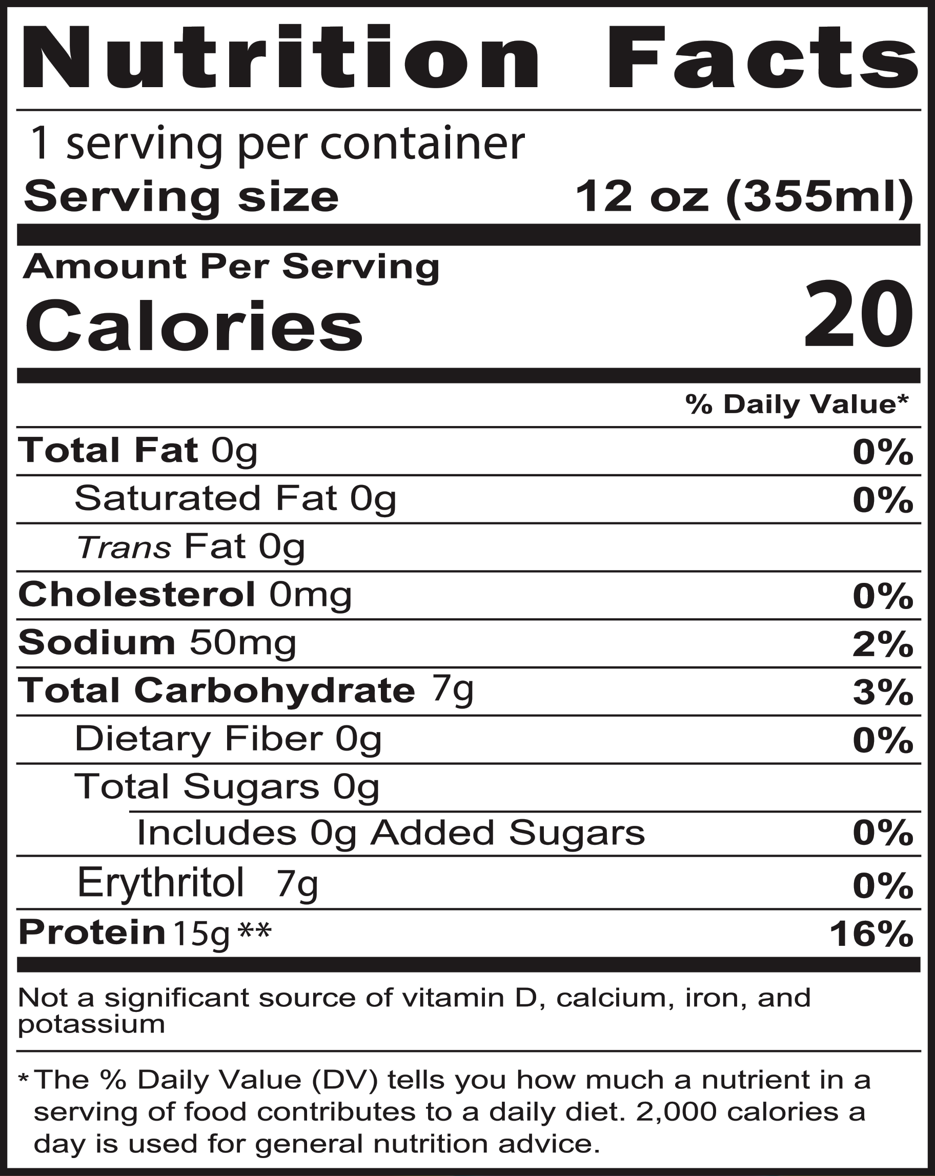 Protean Nutrition Facts