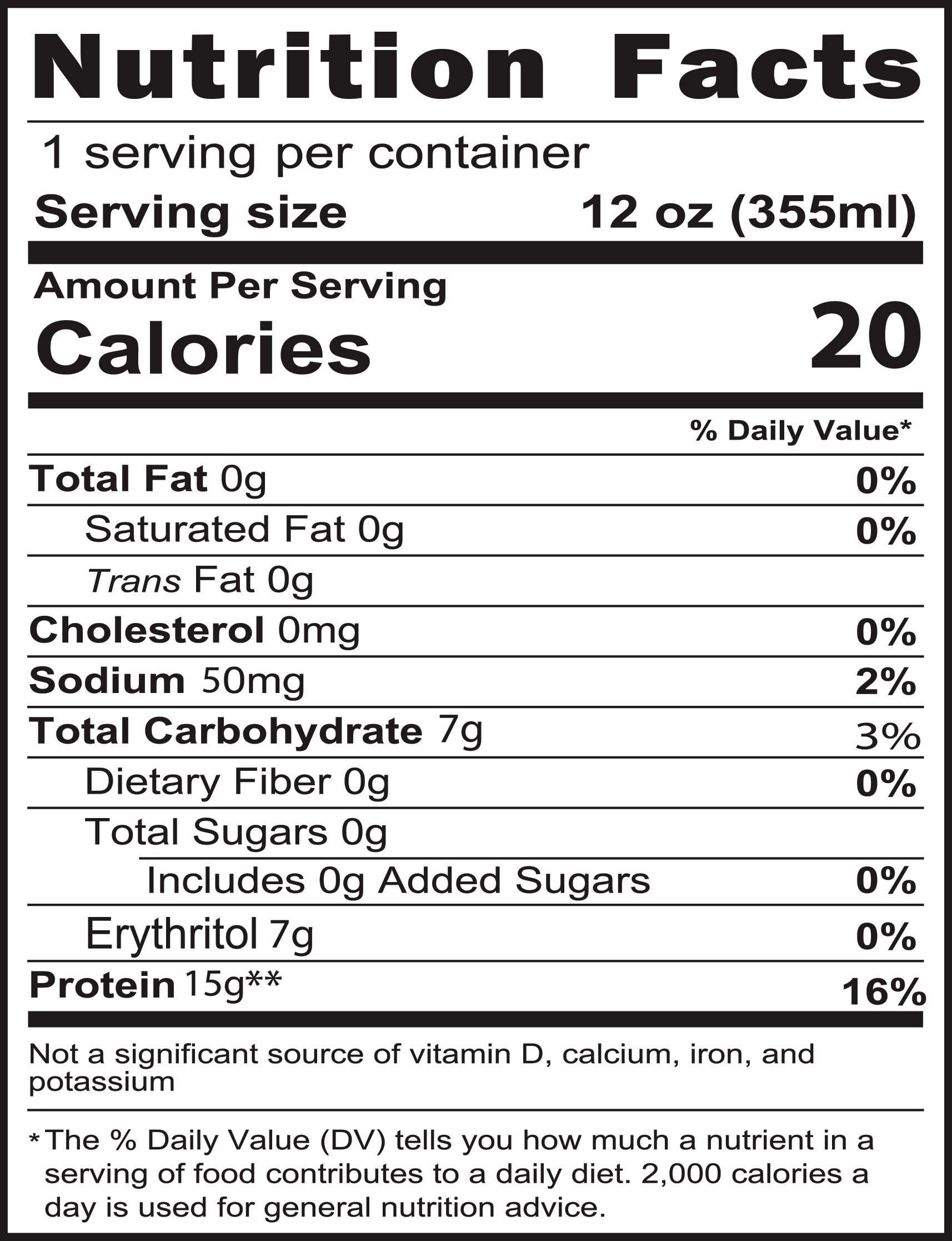 Protean Nutrition Facts